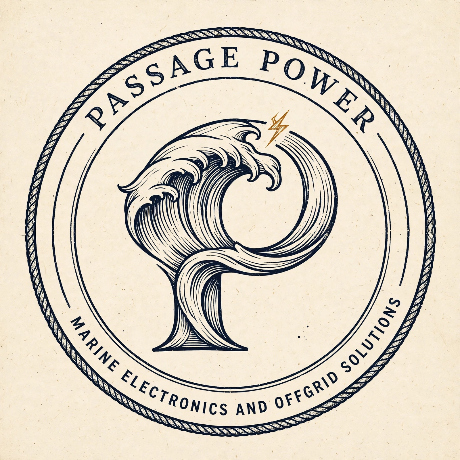 Passage Power badge — marine electronics and offgrid solutions